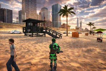 Green Rope Hero: Vegas City - скриншот 3