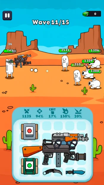 Gun Hero ― 2D игры-стрелялки - скриншот 2