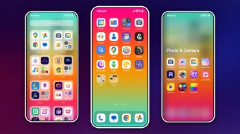 HiPhone Launcher OS Phone:Fast - скриншот 5