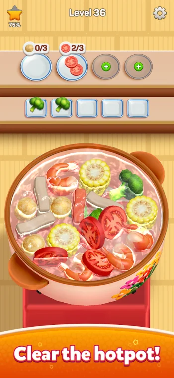 Hotpot Go: Сортировка Еды - скриншот 2
