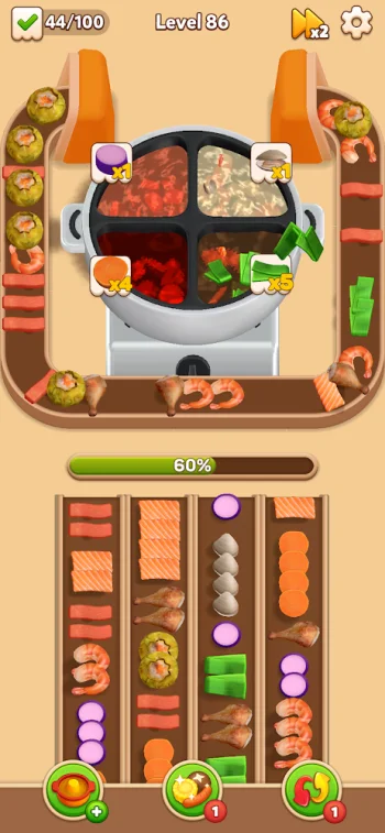 Hotpot Loop: Food Sort - скриншот 2