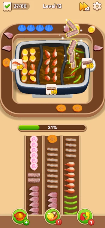 Hotpot Loop: Food Sort - скриншот 4