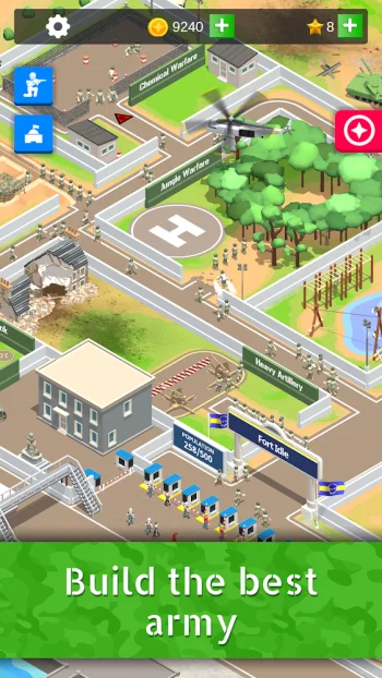 Idle Army Base - скриншот 1