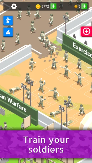 Idle Army Base - скриншот 2