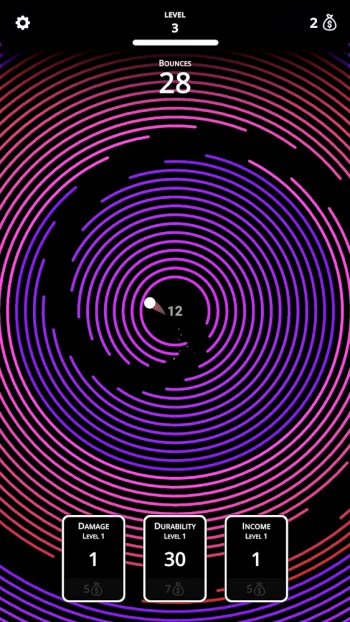 Idle Ball Escape－Разбей кольца - скриншот 3