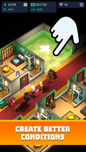 Idle Hotel Tycoon Empire - скриншот 2