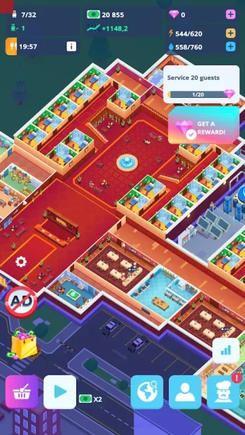 Idle Hotel Tycoon Empire - скриншот 5