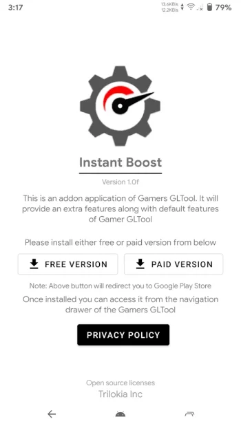 Instant Boost : Addon - скриншот 1