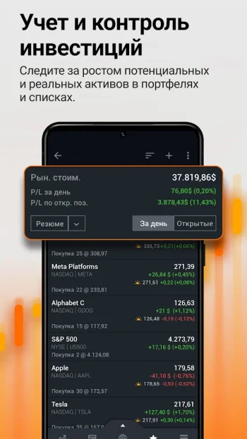 Investing.com: биржа и акции - скриншот 4