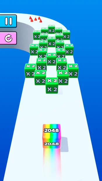 Jelly Run 2048: Игра Кубики - скриншот 3