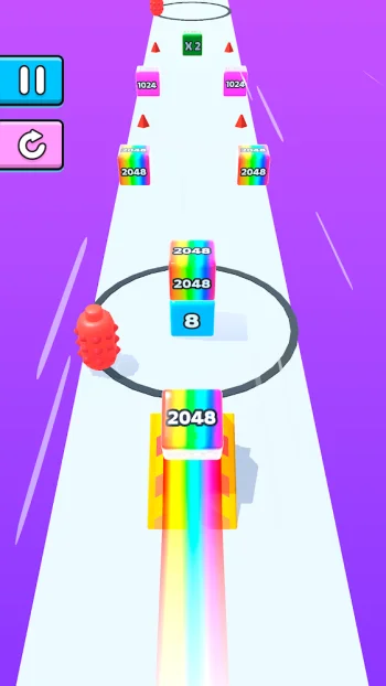 Jelly Run 2048: Игра Кубики - скриншот 4