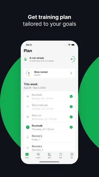 Joggo - Run Tracker & Coach - скриншот 1
