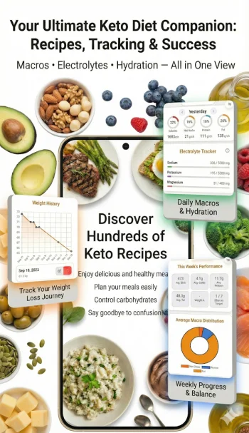 Keto Diet: Tracker & Recipes - скриншот 1