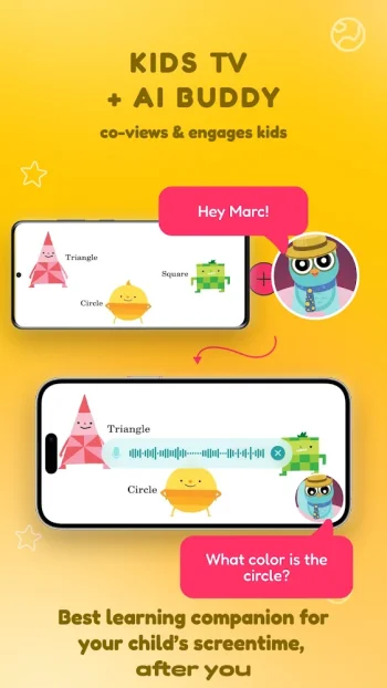 Kidzovo: Kids TV with AI Buddy - скриншот 1