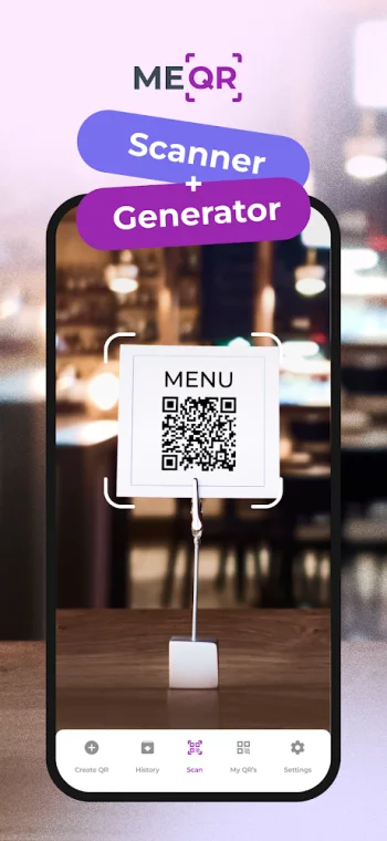 ME-QR: генератор QR-кодов - скриншот 1