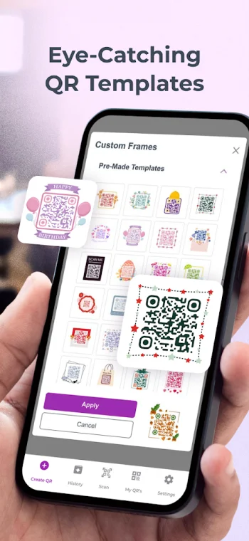 ME-QR: генератор QR-кодов - скриншот 2