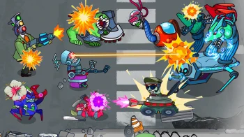 Merge Fight: Grim & Zombie War - скриншот 1