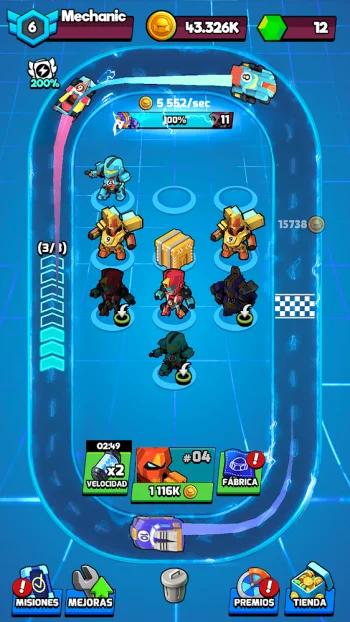 Merge Plane Robots - Idle Game - скриншот 4