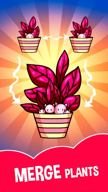 Merge Plants: Evolution Garden - скриншот 1