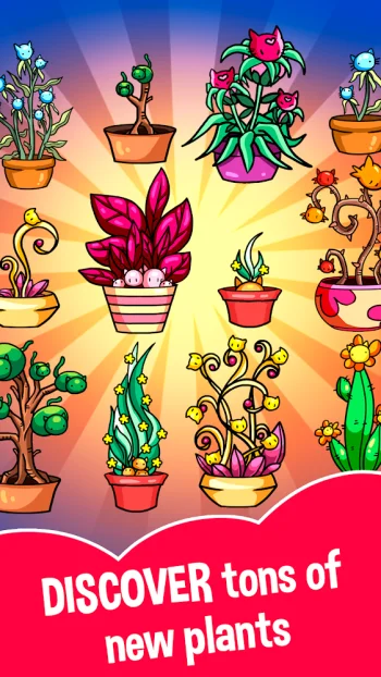 Merge Plants: Evolution Garden - скриншот 2