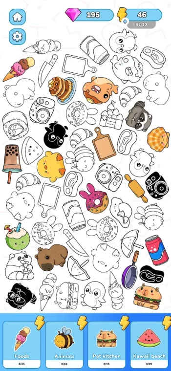 Merge Sticker Playbook 2D - скриншот 1