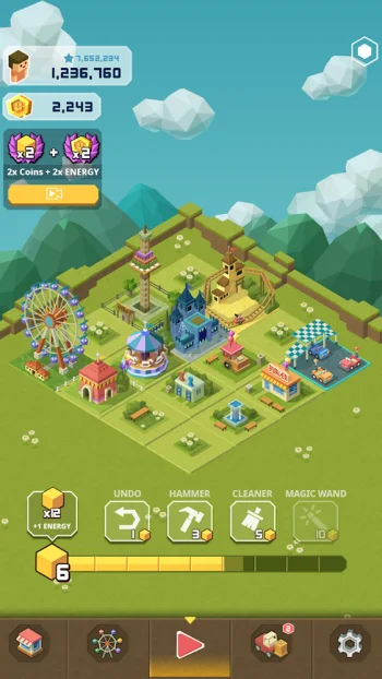 Merge Tycoon: 2048 Theme Park - скриншот 5