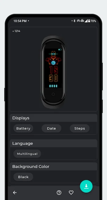 Mi Band 5 Часовые лица - скриншот 4