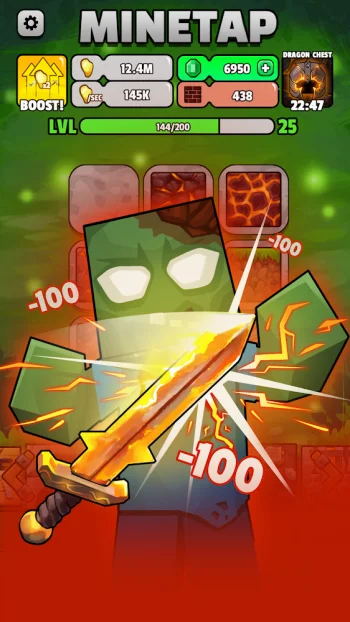 Minetap – Merge кликер - скриншот 5