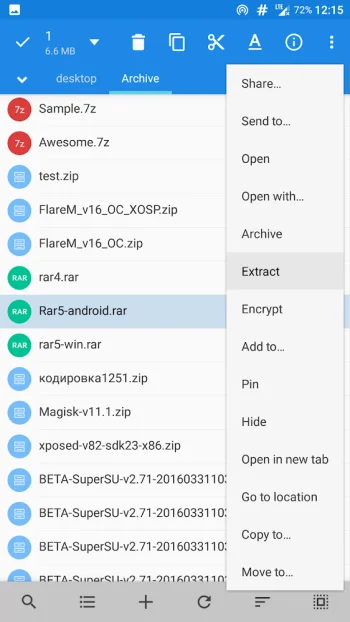 MiX Archive (MiXplorer Add-on) - скриншот 1
