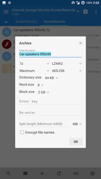 MiX Archive (MiXplorer Add-on) - скриншот 2