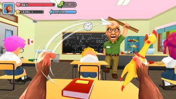 Monkey Student: School Prank - скриншот 1