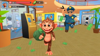 Monkey Student: School Prank - скриншот 4