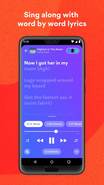 Musixmatch Dynamic Lyrics - скриншот 4