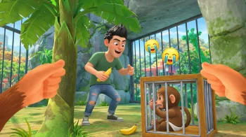 Naughty Monkey Zoo Prankster - скриншот 5