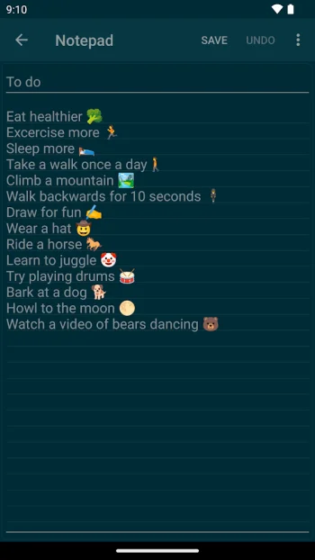 Notepad - simple notes - скриншот 4