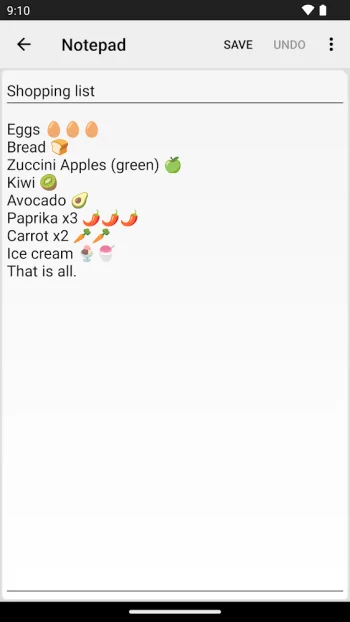 Notepad - simple notes - скриншот 5