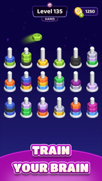 Nut Sort Blast: Color Puzzle - скриншот 2