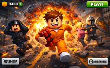 Obby Prison Escape: Obby Run - скриншот 2