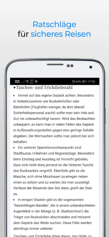 Offline Reiseführer - скриншот 5