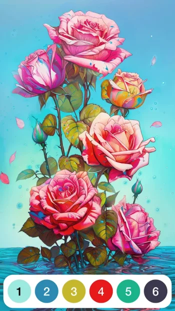 Раскраски Paint by Number - скриншот 1