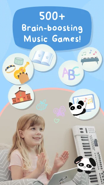 Panda Corner: Kids Piano Games - скриншот 2