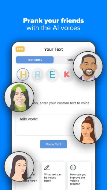 Parodist голоса знаменитостей - скриншот 2