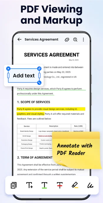 PDF Reader - Читатель PDF - скриншот 3