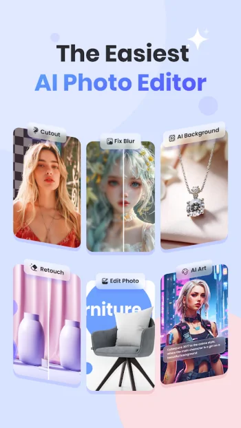 PicWish: AI Photo Editor - скриншот 1