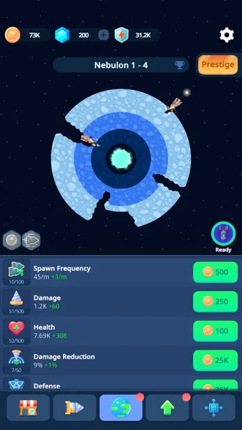 Planet Miner: Idle Action Game - скриншот 1