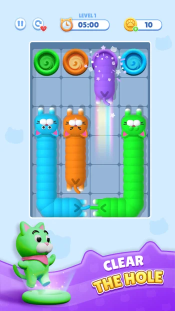 Playful Kitty: Unblock Puzzle - скриншот 1