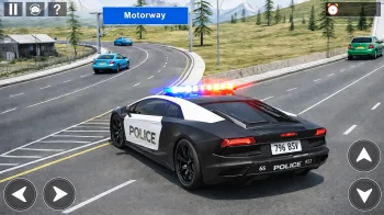 Police Car Chase Car Simulator - скриншот 1