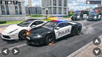 Police Car Chase Car Simulator - скриншот 2