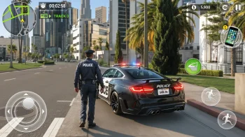 Police Car Chase Drift Games - скриншот 4