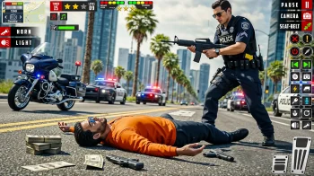 Police Chase Simulator game - скриншот 2